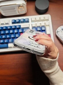 1pc Cute Morandi Color Gradient Smiling Face Simple Creative Cartoon Rainbow Color Painting, Transparent Full-Coverage Anti-Drop 3D Wavy Soft Shell, Compatible With TECNO Spark/Go/8C/9/10/10C/PRO/Camon/20/2022/2023/2024/Infinix/Smart/6/7/Pop/Pro/Hot/12/I/Play/30/Note/Vip Phone Case