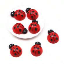 20pcs Resin Daisy Sunflower Bee Ladybugs Mixed Embellishments Flatbacks Cabochons For Scrapbooking DIY Crafts Home Decoration Summer, School