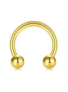 1入不鏽鋼鼻環12G 14G 16G 20G 鼻釘耳軟骨針 穿刺 時尚男女中鼻環身體穿刺飾品 - 彩色 - 查看 36