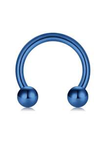 1入不鏽鋼鼻環12G 14G 16G 20G 鼻釘耳軟骨針 穿刺 時尚男女中鼻環身體穿刺飾品 - 彩色 - 查看 28