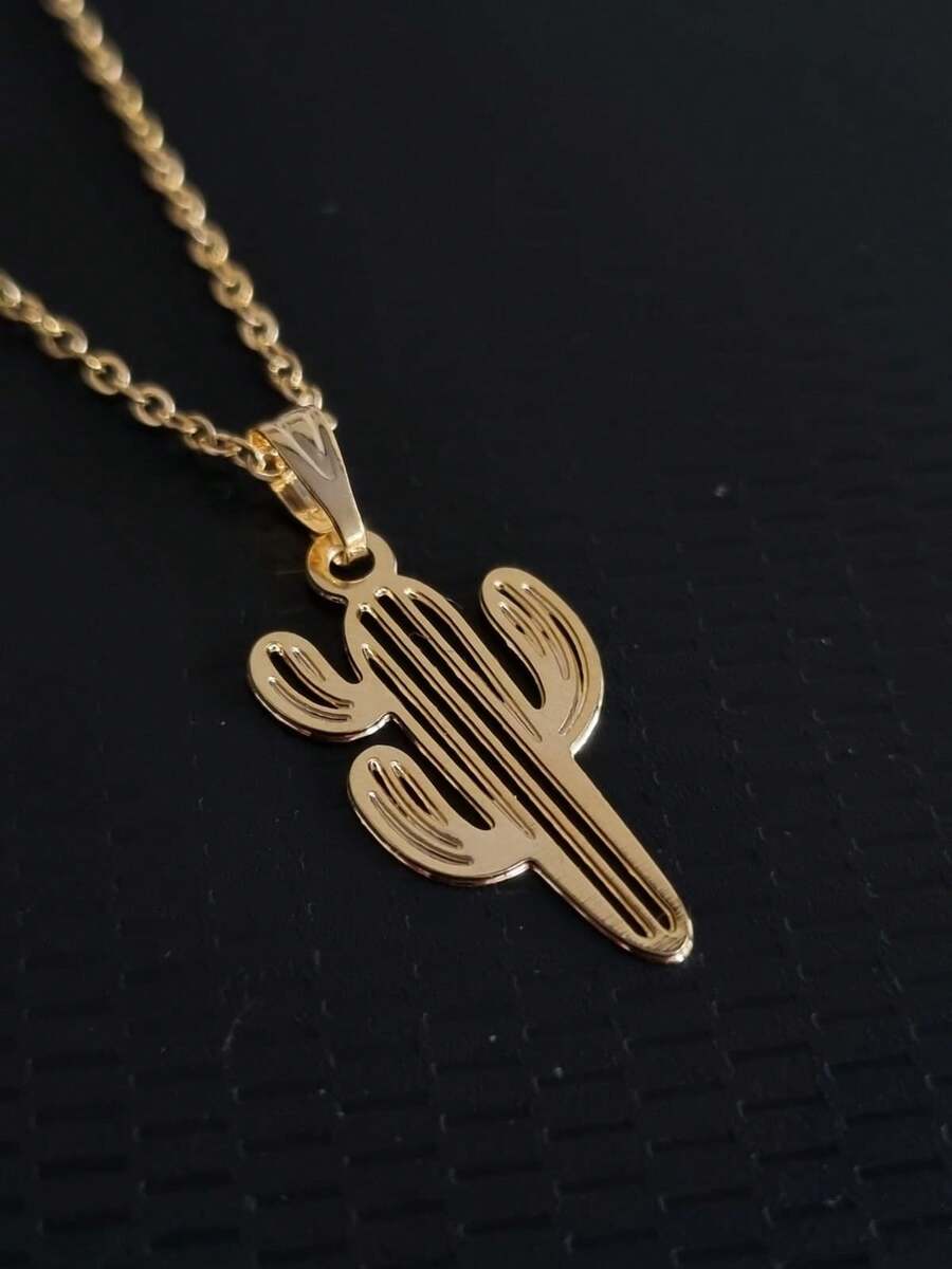 Women Pendant Necklaces - 金色 - 查看 1
