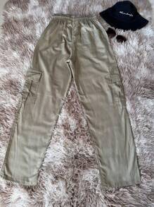 Men Pants - Khaki - View 2