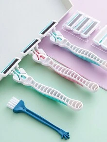 1pc Razor, Shaver, Bikini Trimmer, Leg Hair Removal Device - Multicolor - View 9