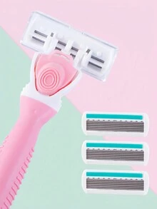 1pc Razor, Shaver, Bikini Trimmer, Leg Hair Removal Device - Multicolor - View 2