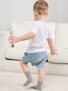 Infant, Toddler, Kids Boys & Girls Anti-Slip Ankle Socks - Multicolor - View 4