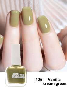 No Baking Quick Dry Long-Lasting Nail Polish For Nail Salon, DIY Peel Off Nail Color, Transparent & Nude Shades, Red Nail Polish