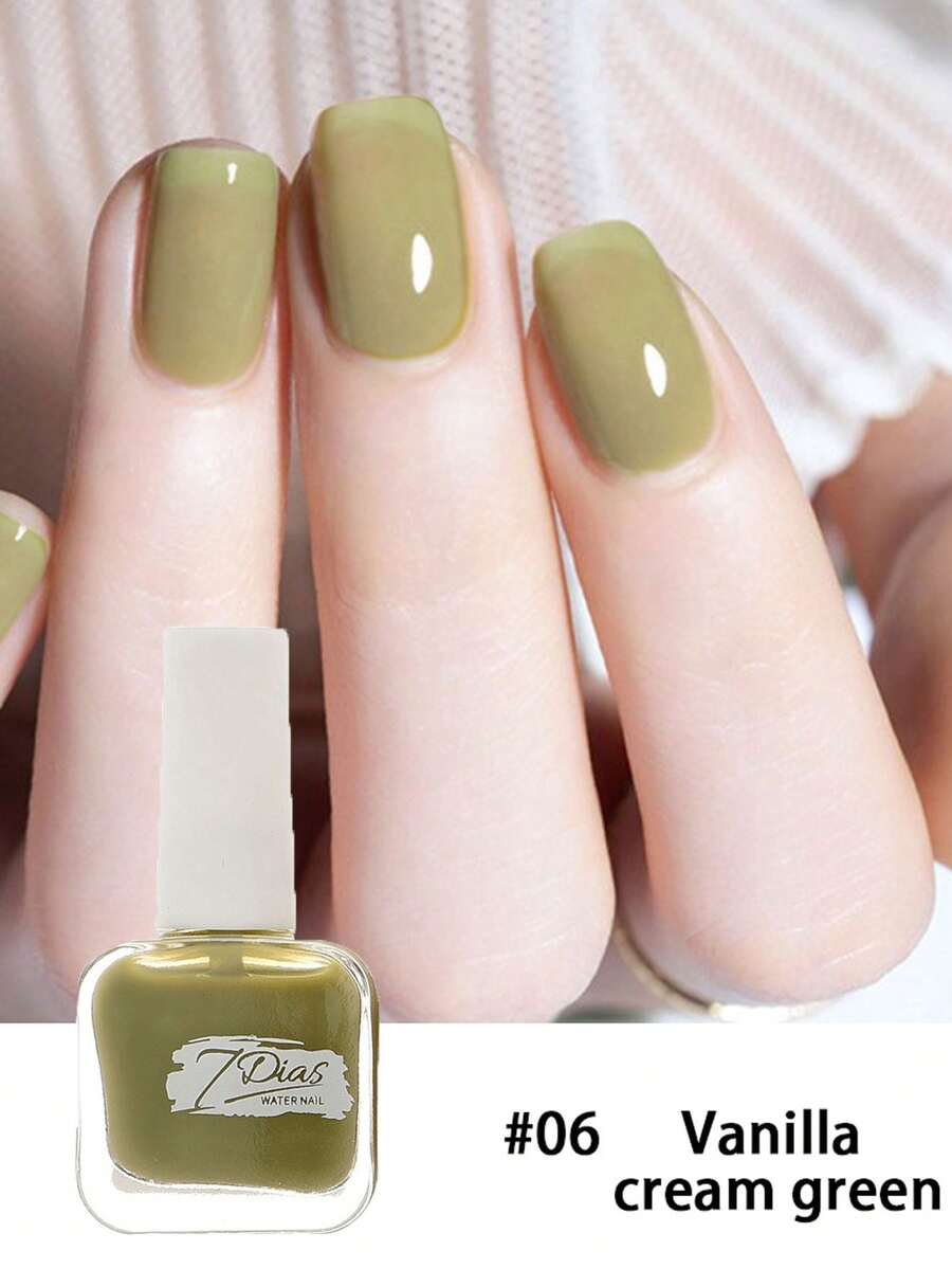 No Baking Quick Dry Long-Lasting Nail Polish For Nail Salon, DIY Peel Off Nail Color, Transparent & Nude Shades, Red Nail Polish