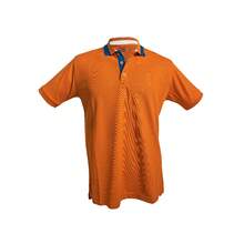 Playera tipo POLO PARA hombre fina casual de gran calidad - Naranja - Ver 2