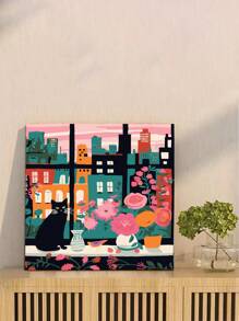 Paint By Number For Adults, Acrylic Easy Paint By Numbers For Adults Beginner, DIY Painting By Numbers For Gift Home Wall Decor 20 W X 20 L/30 W X 30 L