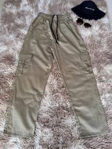 Men Pants - Khaki - View 3