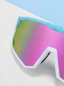 Outdoor Sports Cycling Climbing Skiing Goggles With Integrated Watch, Fashionable Protective Eyewear