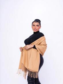 Women's Scarves - 咖啡棕 - 查看 4