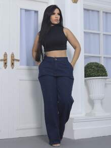 Women Jeans - 藍色 - 查看 4