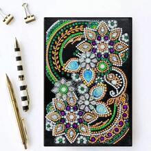 1 bức tranh kim cương DIY Handmade 5D Craft Notebook Tạp chí Notebook Sổ kế toán, màu đen, dễ dàng và thiết thực cho bàn làm việc văn phòng hoặc sử dụng kệ - Nhiều màu - Xem 9
