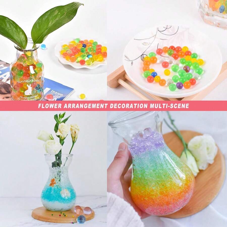 51,000 Pcs Orbeez Colorful Water Beads For Vase,Rainbow Mix Water Beads
