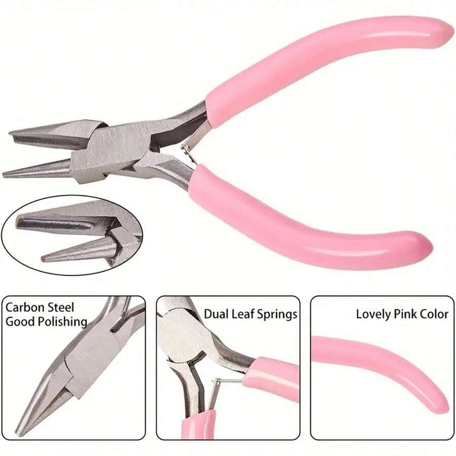 Kit De Pinces Rondes Et à Bec Effilé Pour La Fabrication De Bijoux