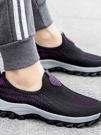 Women Slip-On Walking Shoes Lightweight Casual Running Sneakers