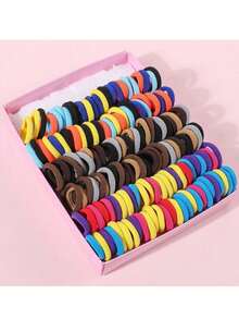 Menibob 720 Donitas para el Cabello Cinta para el Pelo Broches de Goma Lazos de cabello Accesorios para el Cabello - Multicolor - Ver 3