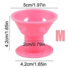 3/5/10 piezas Rizadores de pelo de silicona mágicos sin calor, suaves rulos de cuidado del cabello de goma, herramientas para peinar el cabello para chicas (hazlo tú misma) - Multicolor - Ver 17