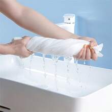 Serviettes de bain jetables pliables, emballage individuel portable, serviettes de bain extra épaisses, hautement absorbantes, douces et respectueuses de la peau, adaptées aux voyages d'affaires, aux voyages, au camping, aux activités de plein air, aux vacances à la plage et autres endroits.