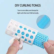 Bộ 6 Con Lăn Và Lược Uốn Tóc Máy Uốn Tóc Tự Cầm Tay Bộ Màu Xanh Dương Tạo Kiểu Tóc Salon Chất Lượng Dụng Cụ Uốn Tóc Tự Làm Hàng Ngày - Nhiều màu - Xem 2