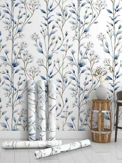 1pc Vintage Groen Plants Bloemen Waterproof Anti Fouling Self Adhesive Wallpaper, Ideal Home ation, Kitchen Cabinets, Room Background Renovation,Renovation Stickers Peel Wand Panels,Wall Paper, Wallpapers, ation Items Refresh Your Home,Rama Birthday Graduation