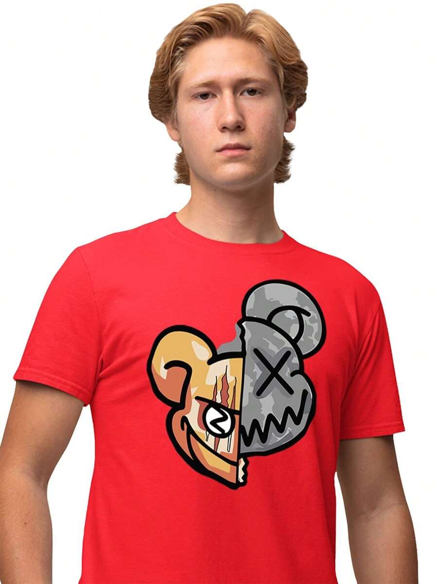 Men T-Shirts - Đỏ - Xem 1