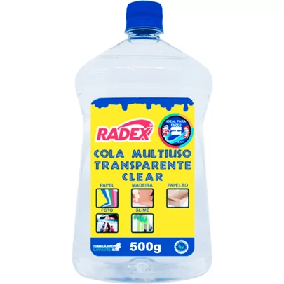 Cola multiuso transparente 500 g Radex ideal para slime