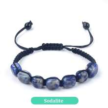 Vòng tay đính cườm pha lê hình vuông với đá Yoga Citrine có thể điều chỉnh cho nam và nữ, hoàn hảo cho việc thiền định và thư giãn - Vòng tay pha lê hạt vuông - Xem 13