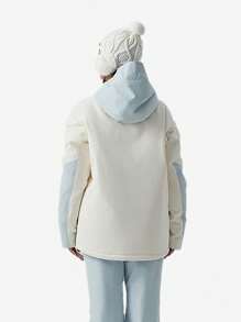 TECTOP 女士滑雪服，防水户外服装，多口袋拉链设计，适合冬季雪上运动