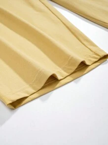 2 Pieces Soft & Comfortable Women Bamboo Fiber Pajama Set With Short Sleeve Top And Capri Pants