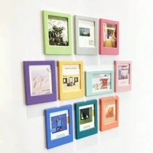 2/4/6/15 peças de molduras magnéticas de 3 polegadas para geladeira, compatíveis com Fujifilm, mini molduras para decoração de casa - Multicolorido - Ver 3