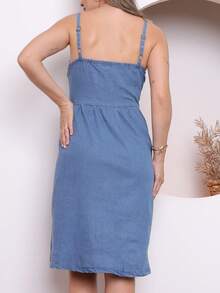 Women Denim Overalls & Jumpsuits - Rửa nhẹ - Xem 4