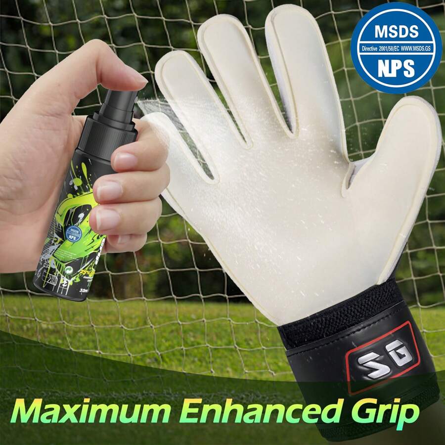 Wvvou Goalkeeper Glove Grip Spray, MSDS Certified Goalie Glove Glue