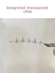 Manga Mi, 5 Cặp Mi Dưới Thân Trong Suốt Lông Mi Manga Tự Nhiên Dưới Cây Nối Mi - Lông mi Criss Cross - Xem 4
