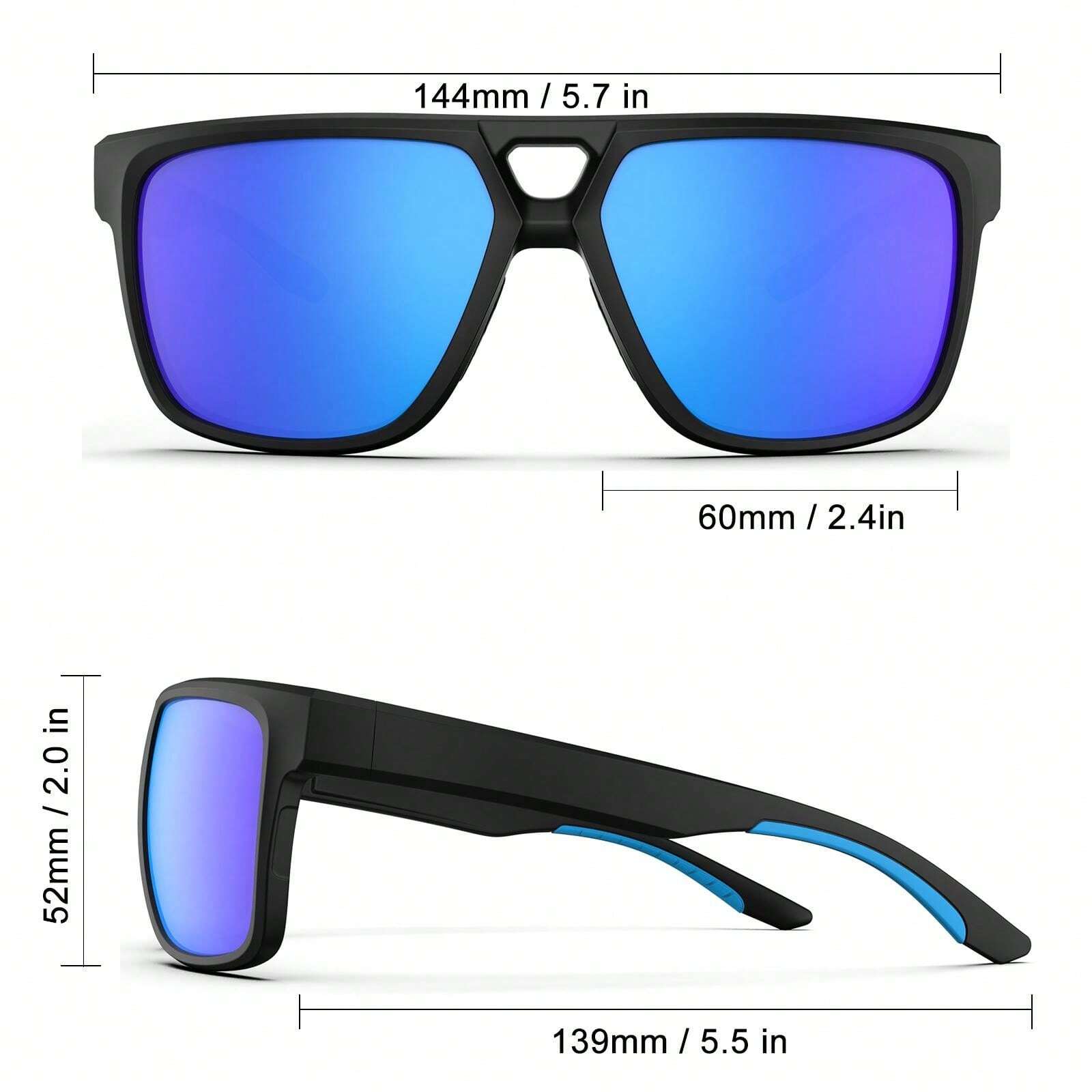 Moderne Modische Sonnenbrille Mit Nasenpolster Aus Gummi Und ...