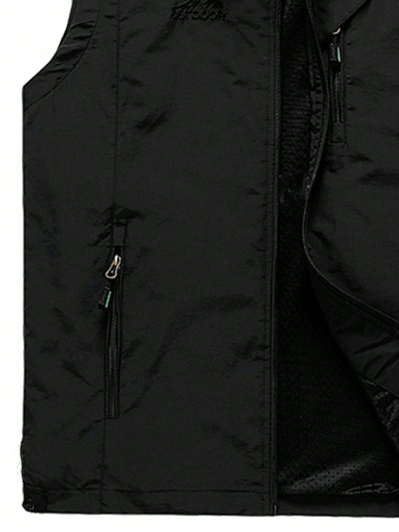 Vissersvest voor heren, ademend, mesh, casual vest, fotografie, camping
