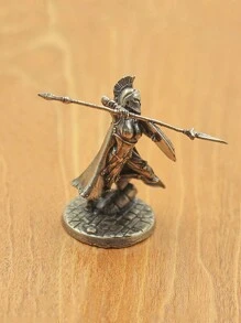 精美的復古斯巴達戰士雕像-完美的桌面裝飾和創意禮物想法 - 彩色 - 查看 8