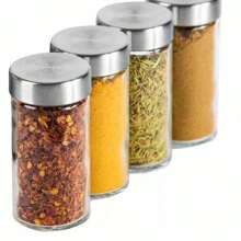 Porta Tempero Condimento Giratório Redondo 20 Peças Inox