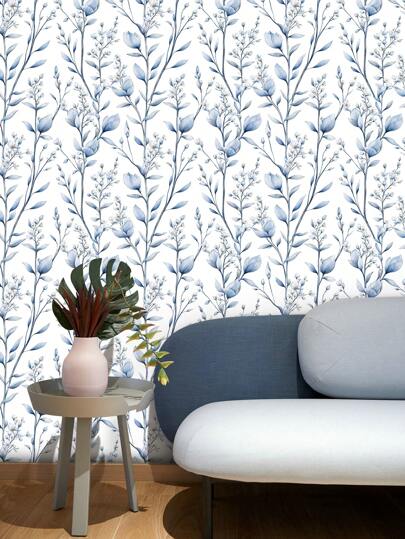 1pc Vintage Groen Plants Bloemen Waterproof Anti Fouling Self Adhesive Wallpaper, Ideal Home ation, Kitchen Cabinets, Room Background Renovation,Renovation Stickers Peel Wand Panels,Wall Paper, Wallpapers, ation Items Refresh Your Home,Rama Birthday Graduation view 7