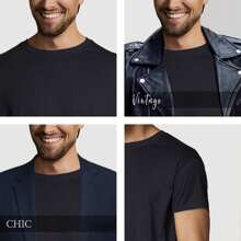 T-shirt da moto Evolution da uomo – Evolution Motorcycle – T-shirt grafica eco-responsabile regalo vintage novità