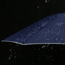 不对称造型防风防暴雨背包伞，自动开合，适合学生和上班族的高端商务伞 - 黑色 - 查看 8