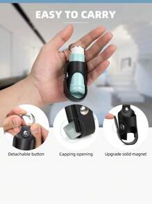 1 pezzo Borsa portaoggetti per spray antitussivo, borsetta per profumo da donna, borsa portamedici, organizer da viaggio per cosmetici ed accessori, accessori con cerniera, decorazione per la stanza, borse, borsetta da trucco, vanity, borsetta, organizer, contenitore, borse per cosmetici, borsa da toilette, organizer da scrivania, borse cosmetiche, borsa cosmetica, organizer per il trucco, pochette, borsa, vanity, borsetta da trucco, borsa cosmetica, regali di Natale, pochette, clutch / piccola borsa a mano, organizer per il trucco, pochette, porta pennelli, mini pochette, borsa di grande capacità, regali per donne, regali di Natale, idee regalo per donne - Multicolore - Visualizzare 4