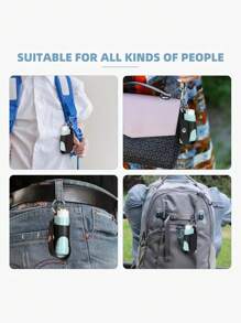 1 pezzo Borsa portaoggetti per spray antitussivo, borsetta per profumo da donna, borsa portamedici, organizer da viaggio per cosmetici ed accessori, accessori con cerniera, decorazione per la stanza, borse, borsetta da trucco, vanity, borsetta, organizer, contenitore, borse per cosmetici, borsa da toilette, organizer da scrivania, borse cosmetiche, borsa cosmetica, organizer per il trucco, pochette, borsa, vanity, borsetta da trucco, borsa cosmetica, regali di Natale, pochette, clutch / piccola borsa a mano, organizer per il trucco, pochette, porta pennelli, mini pochette, borsa di grande capacità, regali per donne, regali di Natale, idee regalo per donne - Multicolore - Visualizzare 3