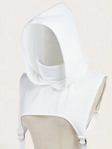 Men's Stylish Windproof And Dustproof Detachable Hooded Dickey Collar With Adjustable One-Size-Fits-All Tie Design. Expertly Crafted From Soft Fabric, Tailored For Comfort, Ideal For Spring And Autumn Layering. - Multicolor - View 13