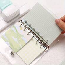 1pc 3-Hole Punch With 4mm Diameter Punch, Paper Punch For Scrapbooks, Binders, Notebooks - Green - View 4