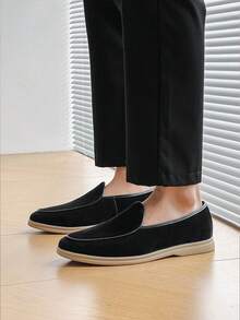Giày lười nam thời trang Thoải mái Phong cách cổ điển Nhẹ thoáng khí Giày đi nghỉ mát - màu đen - Xem 10