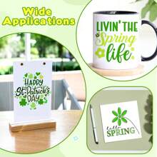 21pcs Permanent Adhesive Vinyl Bundle Premium AdhesiveVinyl With Matte, 18sheets Glossy Vinyl 12"X 12"And 3pcsTransfer Tape For Decor Sticker, Signs And Craft Cutters