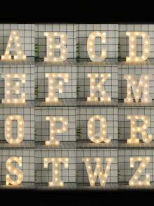 Lámpara Decoración Abecedario Letras - G - Ver 1