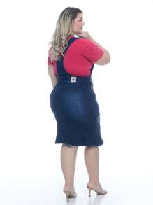 Plus Size Jeans - Màu xanh lam - Xem 2